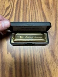Vintage Swan Key Of 10 Hole Diatonic Harmonica W/ Case & Instructions. Fixed Price $12.99.