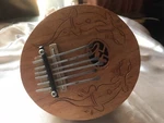 Thumb Piano Gecko Carving Kalimba, Coconut Shell. Fixed Price $18.95.