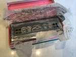 Vintage Hohner Echo Harp Harmonica 54 64 2 Two-sided C/g Germany. Fixed Price $80.00.